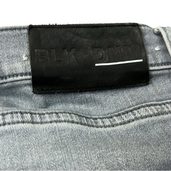 BLK DNM denim gray jeans size 36x34 men’s relaxed fit designer premium jeans - Picture 5 of 5